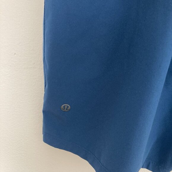 lululemon mens t.h.e. short 9 linerless xl teal Blue - Picture 4 of 6